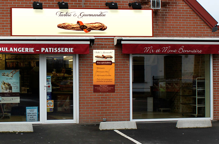 Enseigne Tartine et gourmandise